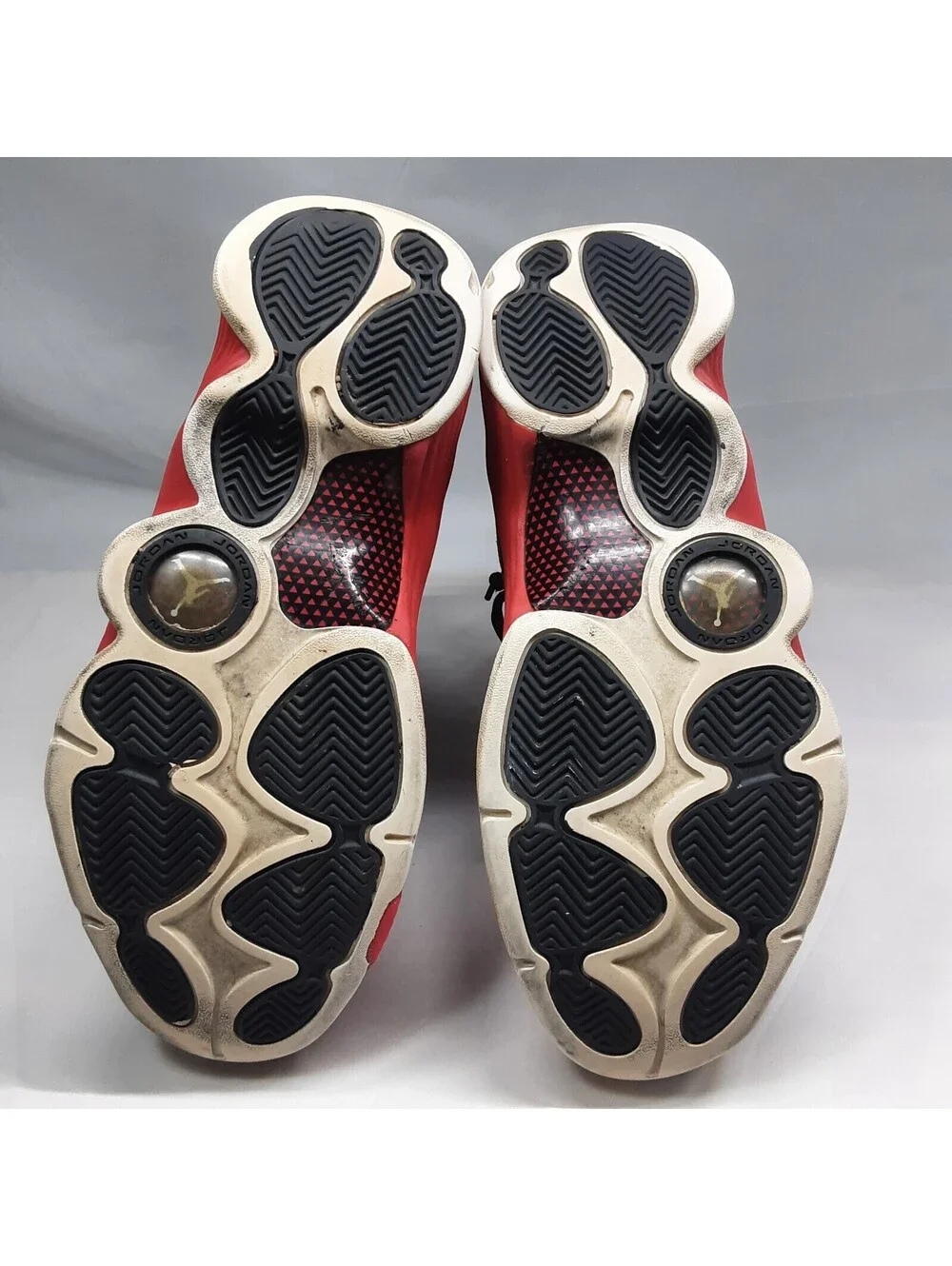 Nike Jordan - Jumpman Team 11 - Sneakers - Black Red White - Size 9 1/2